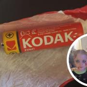 A Sudbury mum has spoken of her shock after she discovered her child had been handed a battery disguised as a sweet this Halloween.