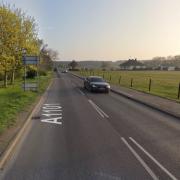 There are heavy delays in a west Suffolk town as a week of repairs on two major roads has begun.