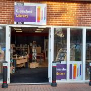 Glemsford Library's 'temporary' home in Bells Lane is now officially a permanent one