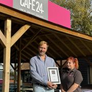 Cafe 24 is celebrating an award win