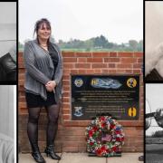 A new memorial is unveiled to remember the three crew men who lost their lives in a plane crash 80 years ago