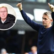 Harry Redknapp, inset, believes Kieran McKenna and Ipswich Town can shock new Manchester United boss Ruben Amorim at Portman Road today