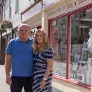 Jeremy Brown alongside his wife, Debbie