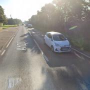 The A120 is closed in both directions