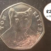 A rare 50p coin has been listed for £2,000 on ebay in Suffolk