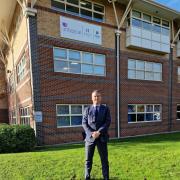 Duncan Jackson, regional managing director of untypical’s East Anglia region, outside the new Hopkins Homes head office in Bury St Edmunds