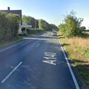 The plan would have seen a free standing advertising board erected on the A140