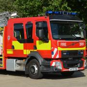 Crews were called to the Sutton Heath fire this afternoon