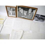 Signed letters by Ipswich Town legend and World Cup winner Sir Alf Ramsey are up for auction