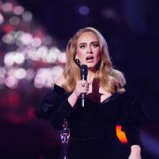 Adele receives the award for Artist of the Year during the Brit Awards 2022 (Ian West/PA)