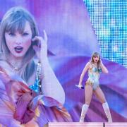 Taylor Swift performs on stage during her Eras Tour at the Murrayfield Stadium in Edinburgh (Jane Barlow/PA)