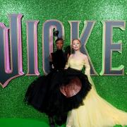 Cynthia Erivo and Ariana Grande arrive for the UK premiere of Wicked (Ian West/PA)