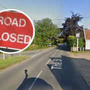 The Street in Earl Soham will be closed for more than a week