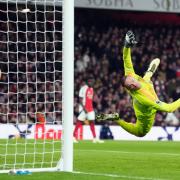 Nottingham Forest goalkeeper Matz Sels is beaten during a 3-0 defeat to Arsenal last weekend.