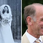 Dr Peter Ashford, left on his wedding day, and right in recent years.