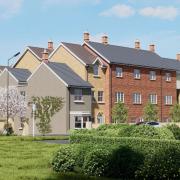 An image of the planned Gregory Mills Care Home in Sudbury's Gregory Street