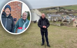 A 66-year-old man from Aldeburgh has drafted an 84-year-old triathlon champion in to help him train for his solo 483 mile fundraising challenge.