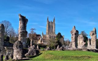 St Edmundsbury Abbey  ruins could be transformed into a major visitor destination.