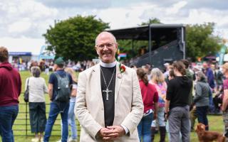 The Rt Rev Bishop Martin Seeley, pictured at the Suffolk Show earlier this year