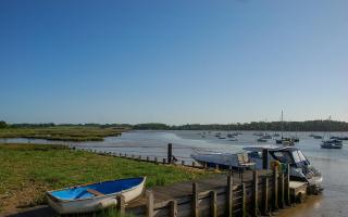 Along the River Deben near Kyson Point.