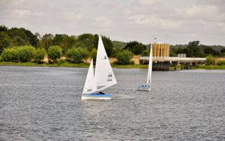 Sailing at Alton Water