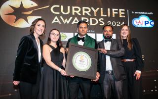 Ipswich curry house takes home award from the Curry Life ceremony