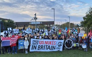 The Campaign for Nuclear Disarmament (CND) will return to the airbase on Saturday, 2 November