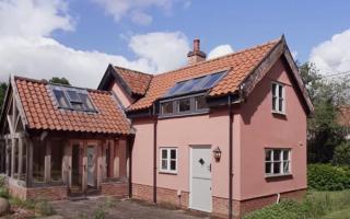 A traditional Suffolk pink home was featured on Escape to the Country