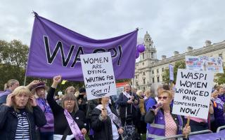 WASPI women from across the country have headed to London.