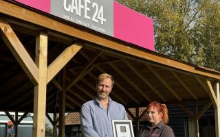 Cafe 24 is celebrating an award win