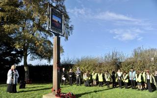 Villagers gathered to honour the legacy of Trimley stalwart Peter Gosling this Remembrance Day.