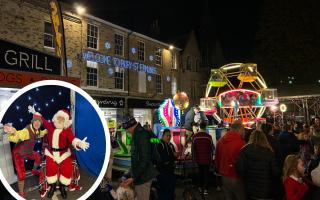 Crowds flocked to Bury St Edmunds town centre on Thursday, November 14, for the Christmas light event