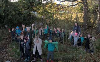 Pupils at Melton Primary School helped plant the tree